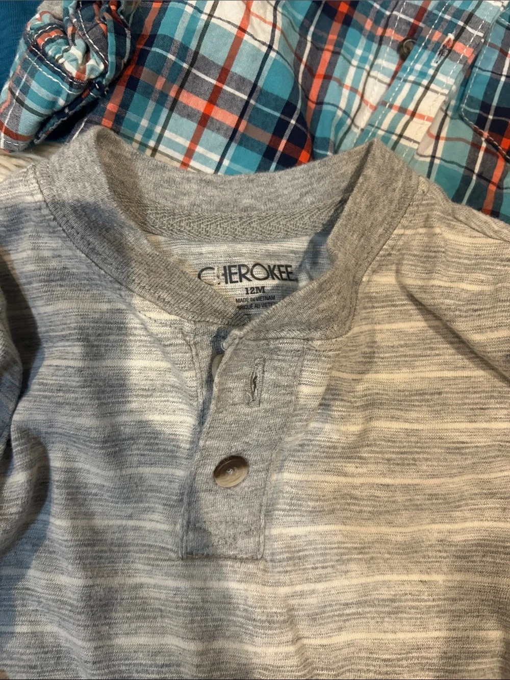 12 months boys long sleeve lot-Carters, Oshkosh, etc